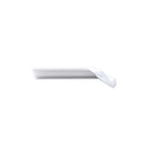 Kit com 5 Barras Rodateto de Poliestireno 4CMX50MM Liso 10m Branco Kit com 5 Barras Rodateto de Poliestireno 4CMX50MM Liso 10m Branco
