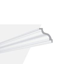 Kit com 5 Barras Rodateto de Poliestireno 7CMX70MM Liso 10m Branco Kit com 5 Barras Rodateto de Poliestireno 7CMX70MM Liso 10m Branco