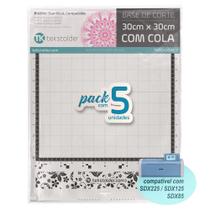 Kit com 5 Bases De Corte 30x30 Brother ScanNCut SDX (com cola)