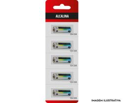 Kit Com 5 Baterias Para Controle Alcalina 12v 23a Universal