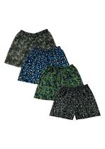 Kit Com 5 Bermudas Tactel Estampada - Sortida