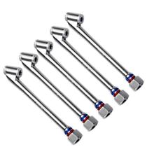 Kit Com 5 Bicos De Encher Pneus com retenção Kit Com 5 Bicos De Encher Pneus com retenção