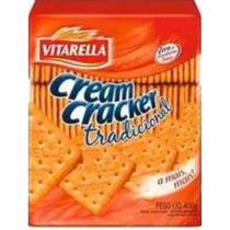 KIT COM 5 - Biscoito Cream Cracker Vitarella 350g.