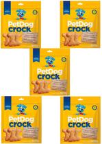 Kit com 5 Biscoito para Cães Petdog Crock 500 Gramas Kit com 5 Biscoito para Cães Petdog Crock 500 Gramas