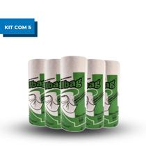 Kit Com 5 Bobinas Picotadas Roll Bag Cozinha 20x35 C/ 500 Sacos Saquinho Alimentos Frutas