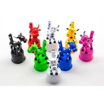 kit com 5 Brinquedo Dançante Vaquinha Mole Miniatura de Plástico - RD Store
