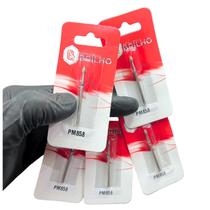 Kit com 5 Brocas Diamantadas 858 Brilho Formato Chama Podologia e Nail Design Kit com 5 Brocas Diamantadas 858 Brilho Formato Chama Podologia e Nail Design