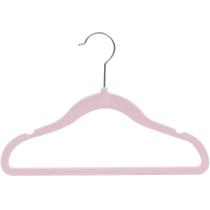 Kit Com 5 Cabides de Veludo - Rosa - Buba