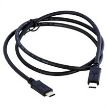 Kit com 5 Cabo USB Tipo C para USB TIpo C - 1 Metro