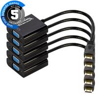 Kit Com 5 Cabos Conversor Adaptador Mini Hdmi Para Vga Kit Com 5 Cabos Conversor Adaptador Mini Hdmi Para Vga