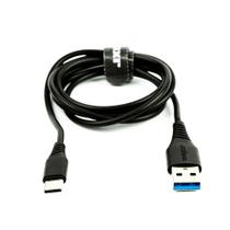 Kit com 5 Cabos Turbo Carregador e Dados USB para USB-C Preto 1 metro