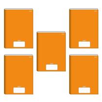 Kit com 5 Cadernos Brochurão 96 Folhas Laranja 20cmx27cm Jandaia Kit com 5 Cadernos Brochurão 96 Folhas Laranja 20cmx27cm Jandaia