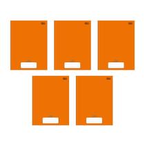 Kit com 5 Cadernos Universitário Brochura D+ Tilibra Laranja com 96 Folhas Pautadas A4 Escolar Aula Kit com 5 Cadernos Universitário Brochura D+ Tilibra Laranja com 96 Folhas Pautadas A4 Escolar Aula