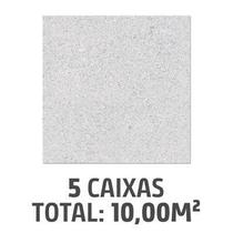 Kit com 5 Caixas Pisos Adere HD 45x45cm Caixa 2,00m² Protetiva Aderente Cinza - Formigres