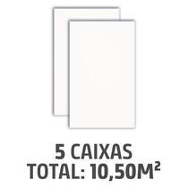 Kit com 5 Caixas Revestimentos Branco 34X60 Caixa 2,10 - Formigres