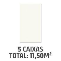 Kit com 5 Caixas Revestimentos Tradizionale Bianco 32x60cm Caixa 2,30m² Retificado Branco