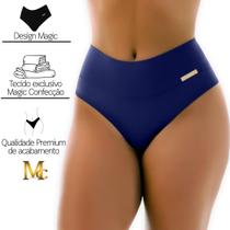 Kit com 5 calcinhas Cós Alto Lisas