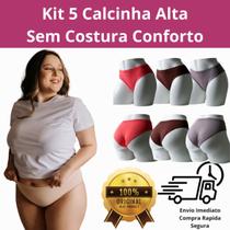 Kit com 5 Calcinhas Sem Costura Varias cores Kit com 5 Calcinhas Sem Costura Varias cores