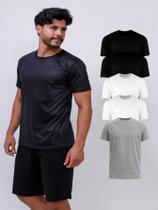 Kit Com 5 Camisetas Básica 100% Poliéster - Colors Kit Com 5 Camisetas Básica 100% Poliéster - Colors