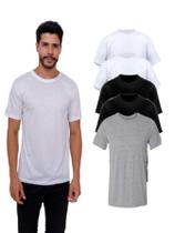 Kit Com 5 Camisetas Básica 100% Poliéster - Colors