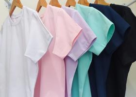 Kit com 5 camisetas femininas básicas tshirt 100% algodão - Maéli vest