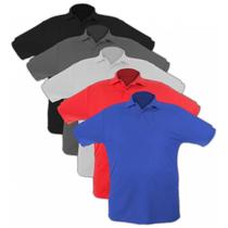 Kit Com 5 Camisetas Gola Polo Algodão Cores Sortidas