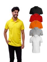 Kit Com 5 Camisetas Gola Polo Piquet 100% Poliéster Kit Com 5 Camisetas Gola Polo Piquet 100% Poliéster