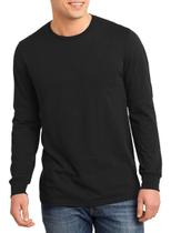 Kit Com 5 Camisetas Manga Longa Básica Lisa Camisa Blusa