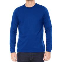 Kit Com 5 Camisetas Manga Longa Básica Lisa Trabalho Kit Com 5 Camisetas Manga Longa Básica Lisa Trabalho