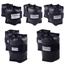 Kit Com 5 Caneleiras Peso De 1Kg À 5Kg Ahead Sports Preta