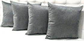 Kit Com 5 Capas De Almofadas Suede 60x60 Extra Grande Com Zíper Kit Com 5 Capas De Almofadas Suede 60x60 Extra Grande Com Zíper