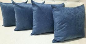 Kit Com 5 Capas De Almofadas Suede 60x60 Extra Grande Com Zíper Kit Com 5 Capas De Almofadas Suede 60x60 Extra Grande Com Zíper