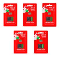 Kit com 5 cartão de memoria 128gb masterdrive class 10 usb 2.0 com adaptador Kit com 5 cartão de memoria 128gb masterdrive class 10 usb 2.0 com adaptador
