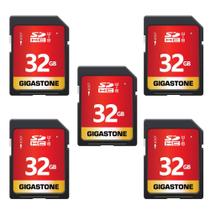 Kit com 5 Cartões SD Gigastone 32GB - SDHC UHS-I U1 Classe 10 Kit com 5 Cartões SD Gigastone 32GB - SDHC UHS-I U1 Classe 10