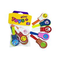 Kit com 5 Castanholas infantil bate de punho Mini Toys Kit com 5 Castanholas infantil bate de punho Mini Toys