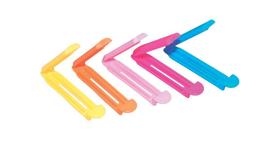 Kit com 5 Clips Prendedor Fecha Veda Embalagens Lacre ( 38594 )