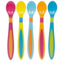 Kit com 5 Colheres Infantis Coloridas - Buba