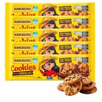 KIT COM 5 - COOKIES RANCHEIRO 60G - Zero Lactose/Zero leite