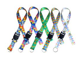 Kit Com 5 Cordões P/ Autismo, Deficiências Ocultas e TDAH