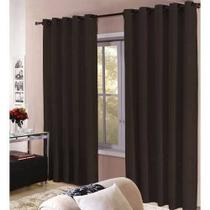 Kit com 5 cortinas Barcelona 3x2,5 para sala Admirare