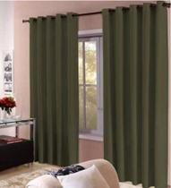 Kit com 5 Cortinas Roma 3x2,5 para sala Admirare