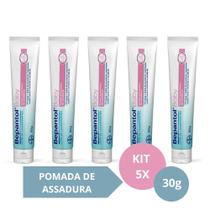 Kit com 5 Cremes Pomada de Assadura 30gr Cada - Bepantol Kit com 5 Cremes Pomada de Assadura 30gr Cada - Bepantol