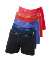 Kit com 5 cueca boxer box microfibra poliamida