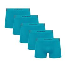 Kit Com 5 Cuecas Boxer Box Infantil Juvenil Em Microfibra Sem Costura Selene Kit Com 5 Cuecas Boxer Box Infantil Juvenil Em Microfibra Sem Costura Selene