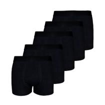 Kit com 5 Cuecas Boxer Box Try Basics Algodão Cotton Lisa Básica Casual Moda Masculina Kit com 5 Cuecas Boxer Box Try Basics Algodão Cotton Lisa Básica Casual Moda Masculina