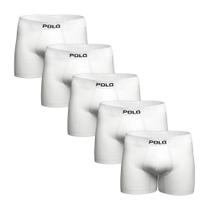 Kit Com 5 Cuecas Boxer Polo 781 Algodão Sem Costura Sortida Kit Com 5 Cuecas Boxer Polo 781 Algodão Sem Costura Sortida