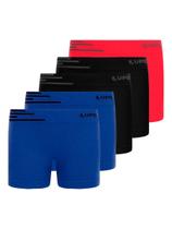 Kit com 5 Cuecas Infantil Boxer Lupinho 132-002