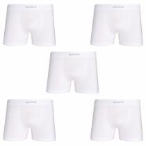 Kit com 5 cuecas lupo boxer micromodal 661-001