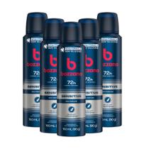 Kit com 5 Desodorante Bozzano Thermo Sensitive 48h 150ml