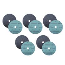 Kit Com 5 Disco De Lixa De Fibra 180mm Durite